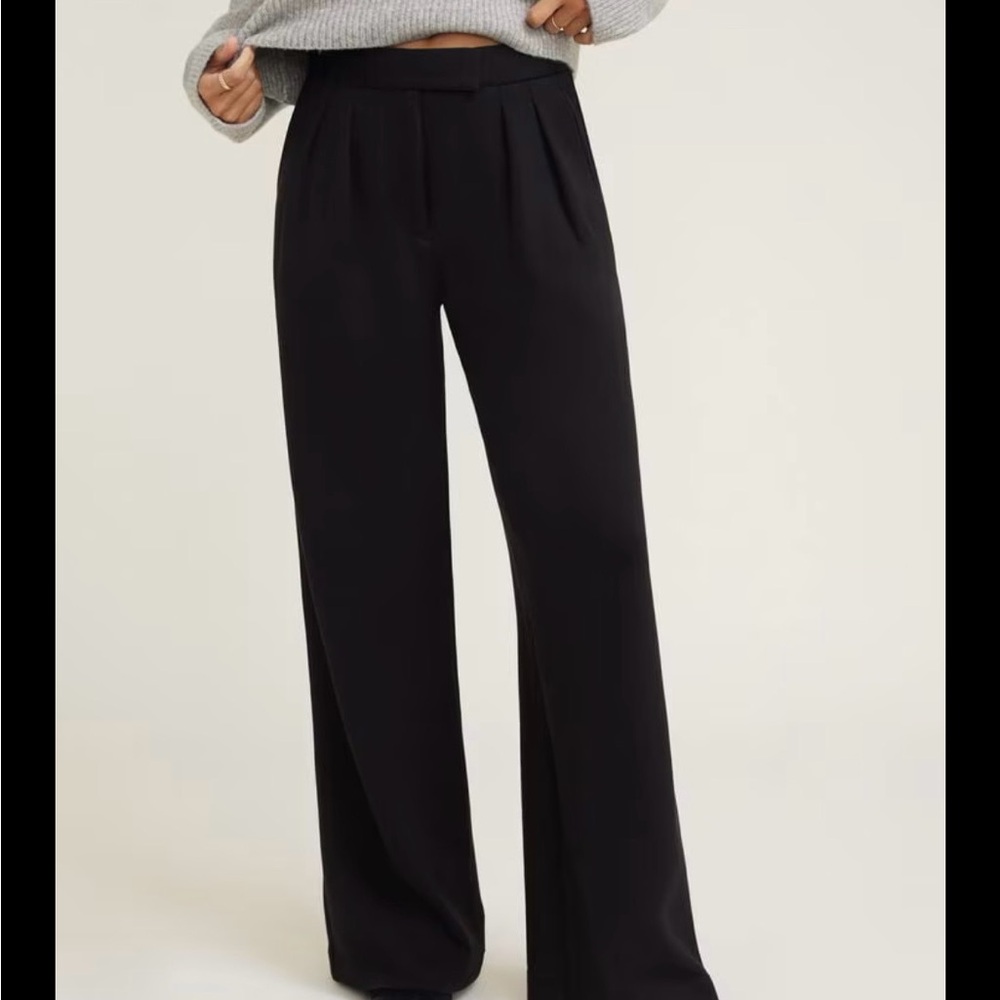 Dynamite Black Wide Leg Pants - Picture 2 of 7